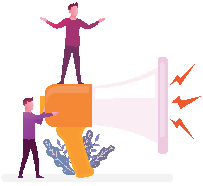 SMS notification example for announcing new products.